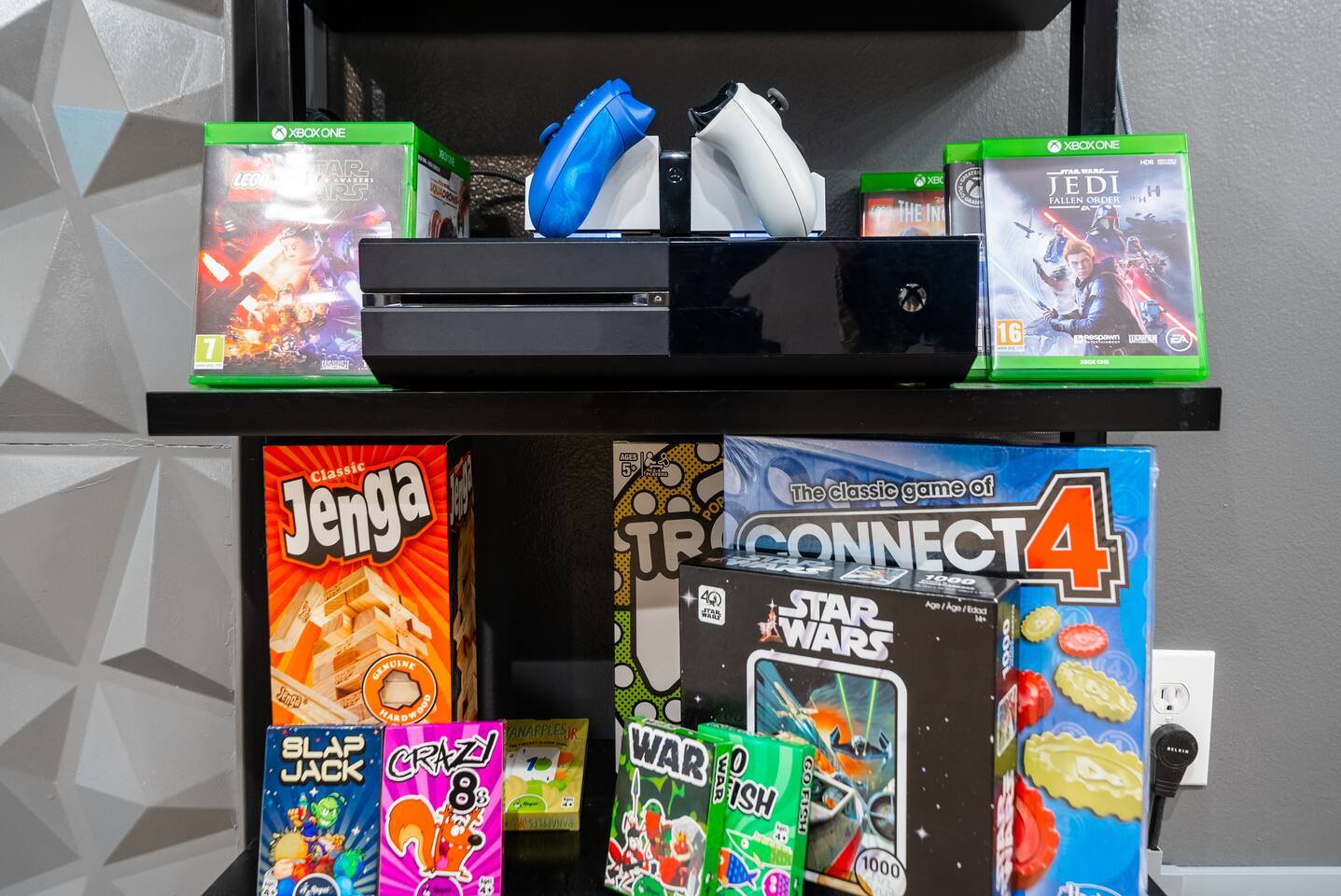 Xbox, video games, and board games for the whole family!