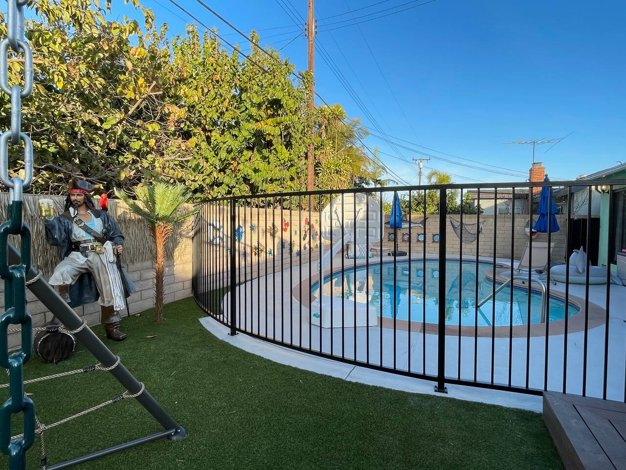 Pool with safety gate!
