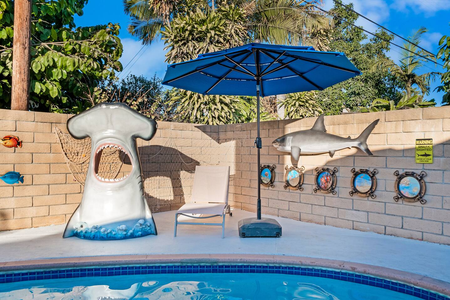 Step inside this shark's mouth for a photo opportunity!