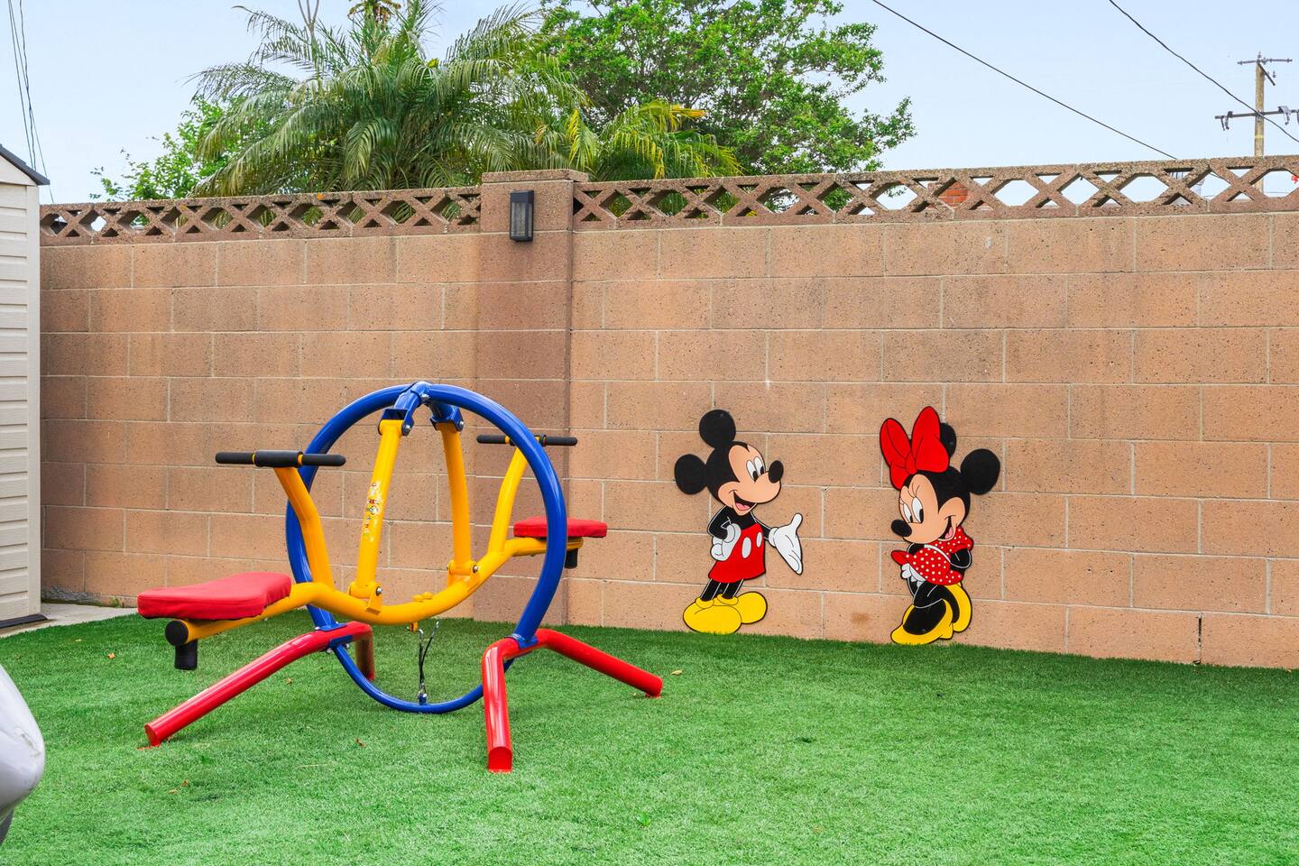 See-saw, Mickey and Minnie.