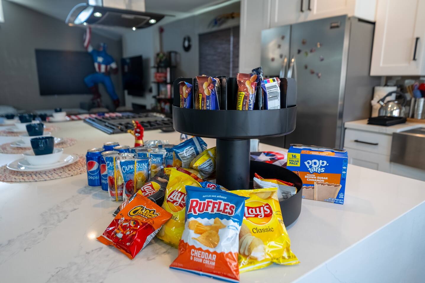 Chips and drinks included at no additional cost!