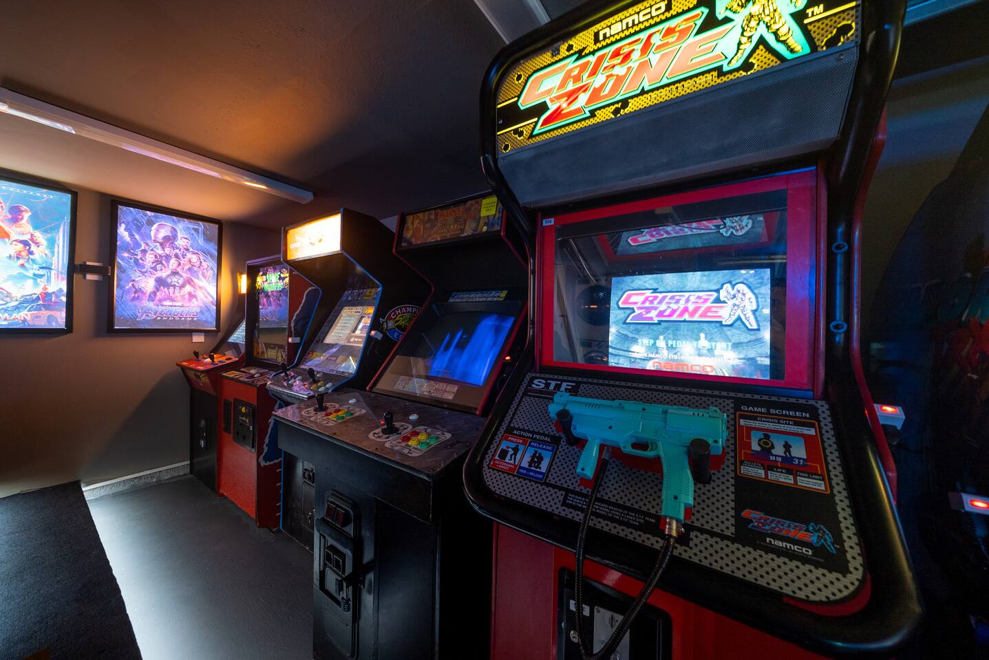 Classic arcade games.