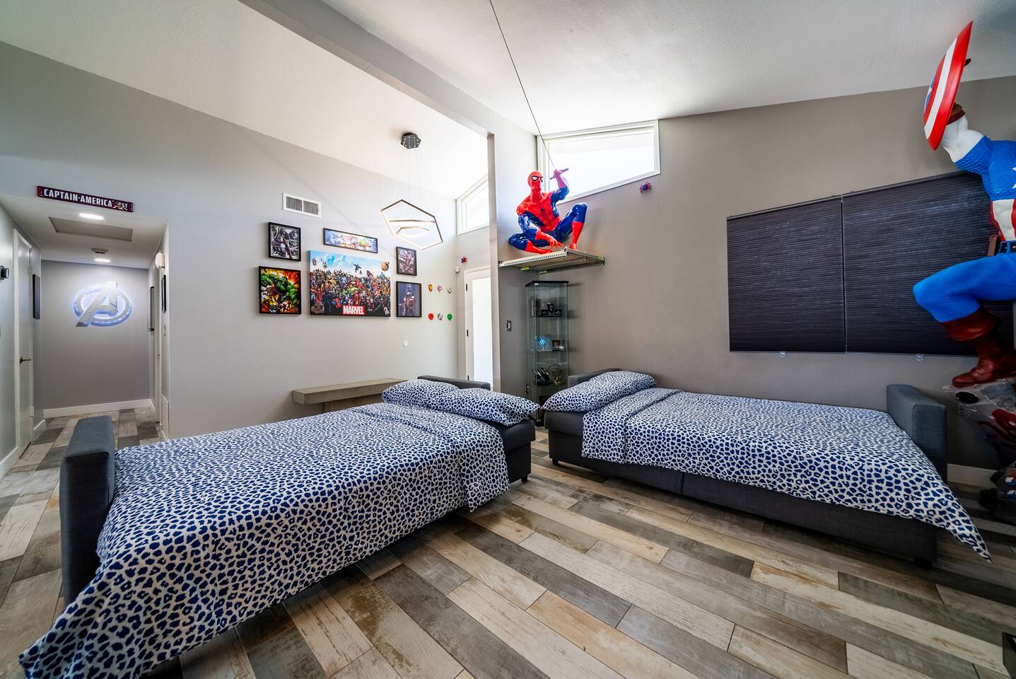 Living room couches turn into comfortable pull-out beds!