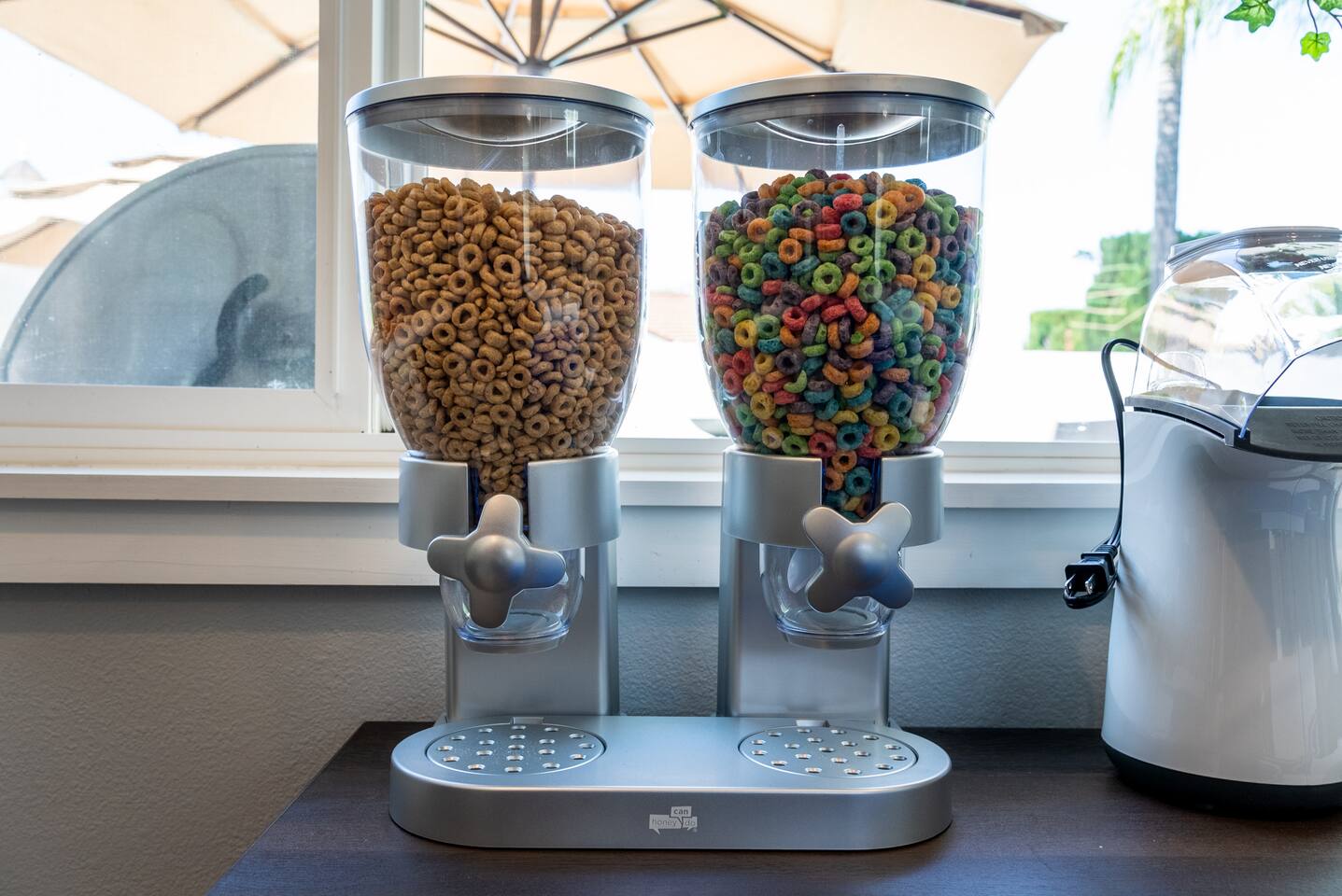 Complimentary cereal for breakfast!