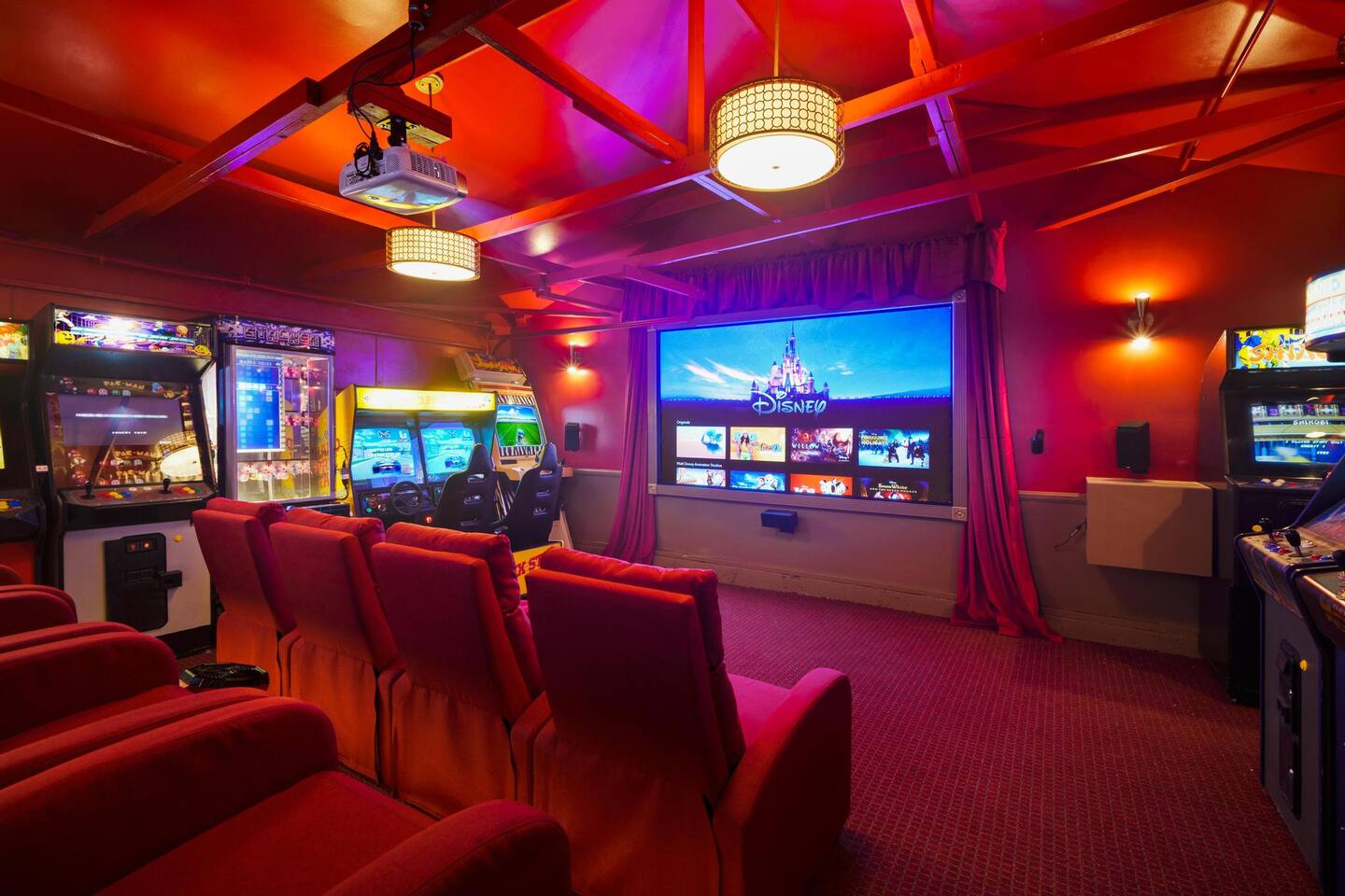Watch any streaming platform on this projector screen!