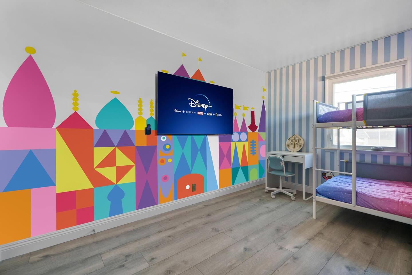 Roku TV and "It's a Small World" theme song!
