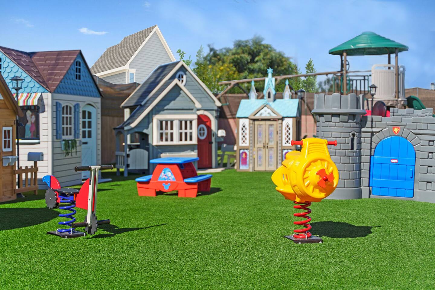 Playhouses and castles!