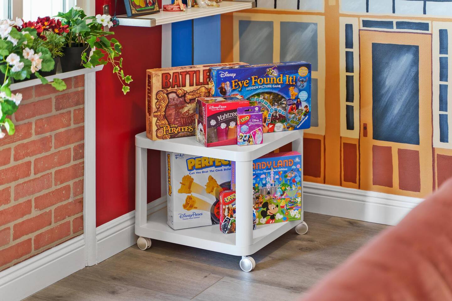 Home is supplied with family friendly board games!