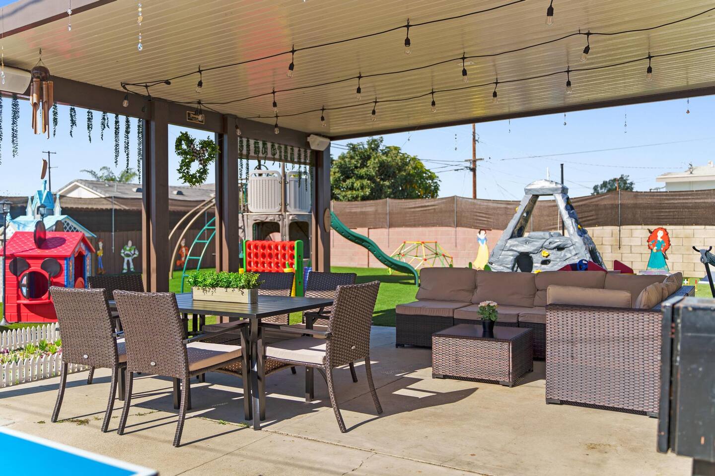 Lounge and dine on the patio!