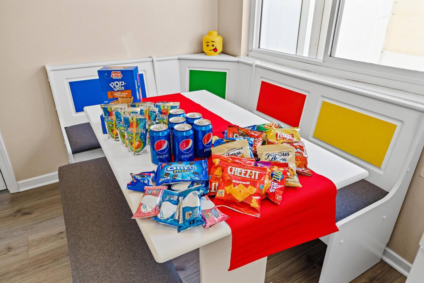 Home is always supplied with snacks!