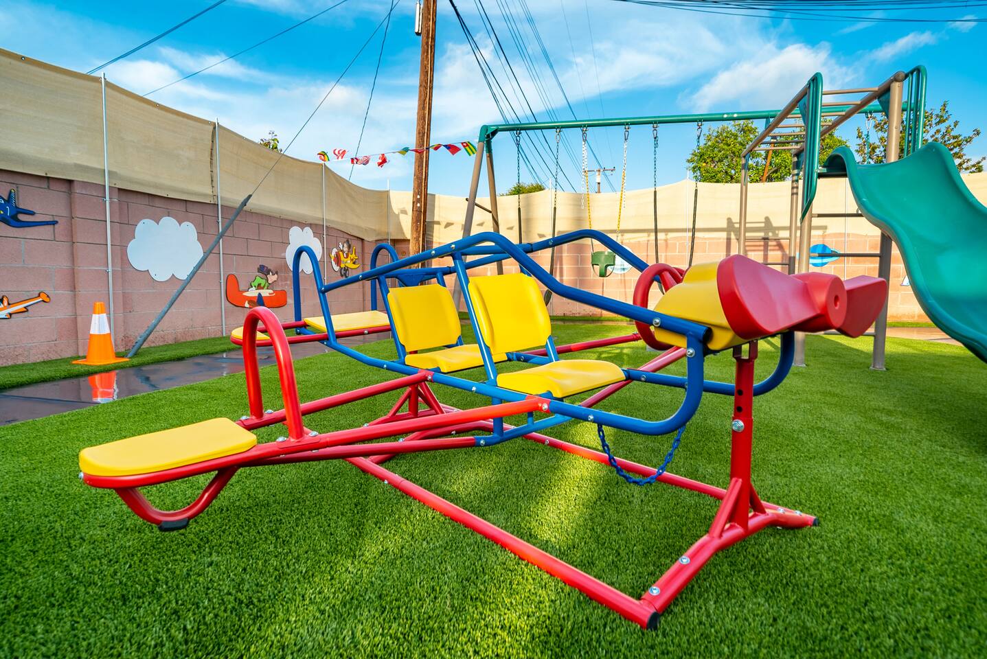 Airplane teeter-totter!