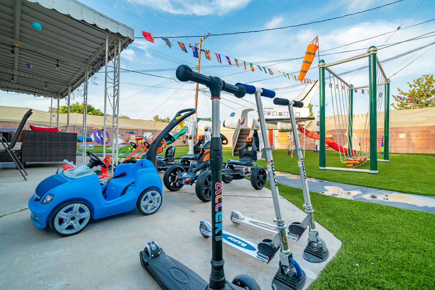 Scooters and Tricycles.