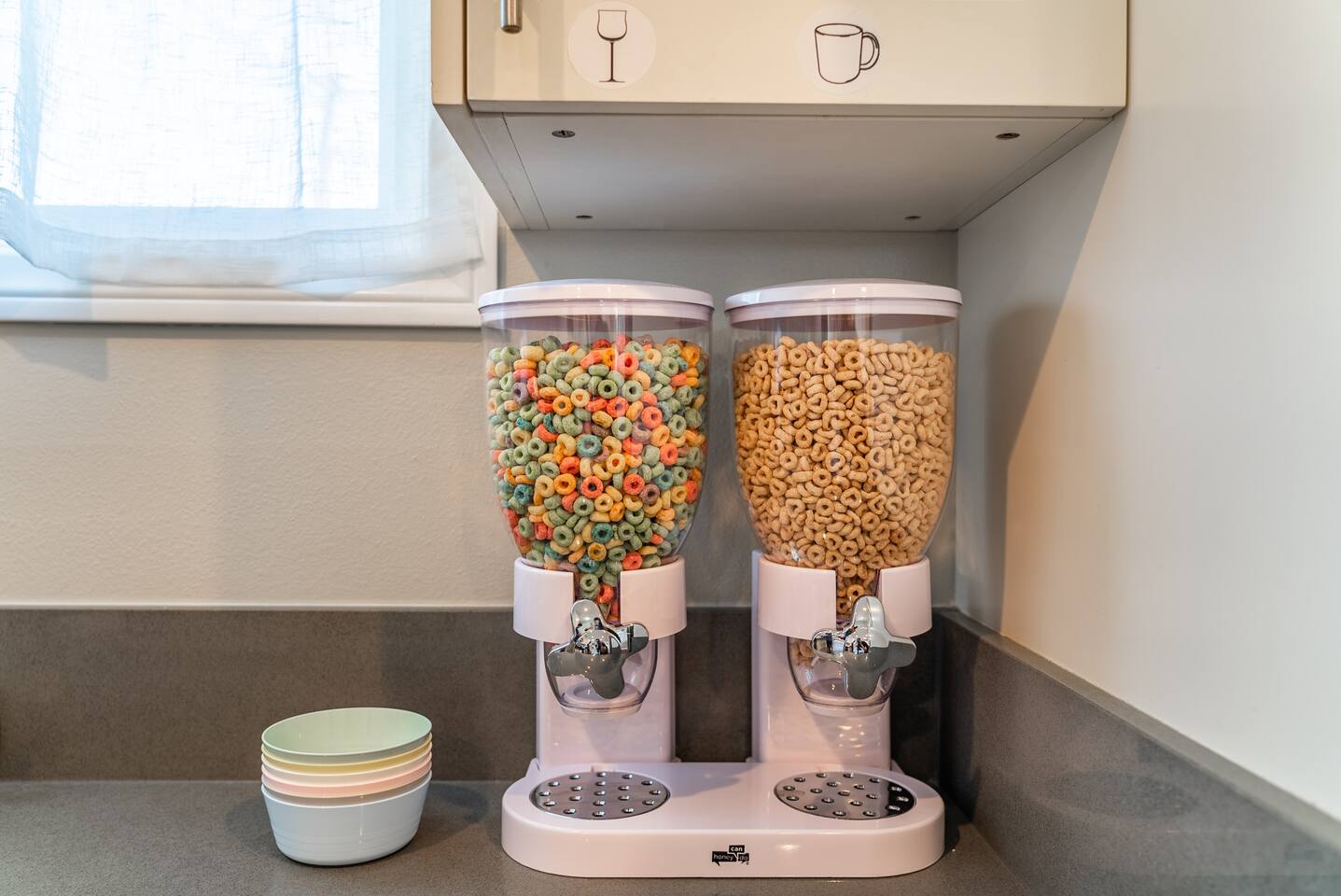 Complimentary cereal for breakfast!