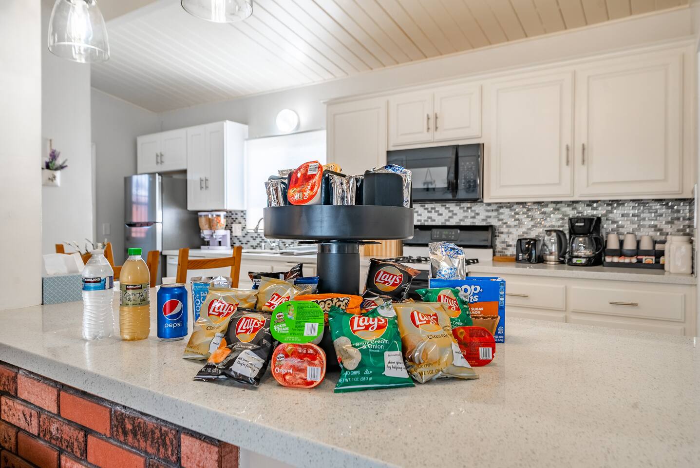 Snacks and drinks provided to each guest!