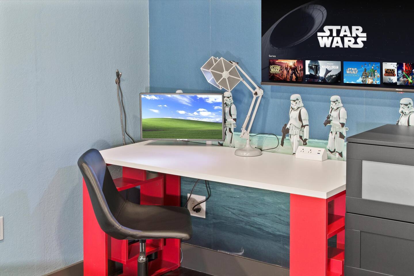 Your desk where you can work to serve the Empire!